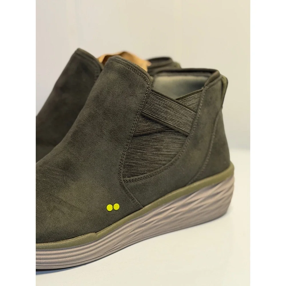 Ryka Noelle 2 Ankle‎ Boots Alpine Green Water Repellent Side Zip Shoes 7.5 Women